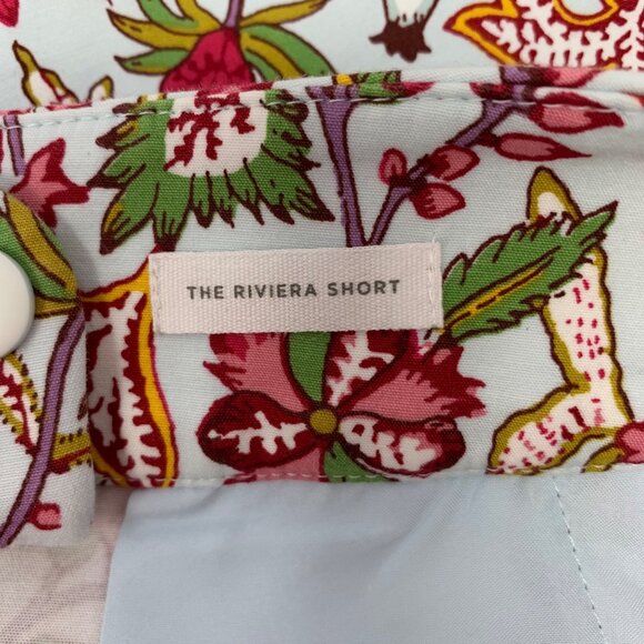 Ann Taylor LOFT Pink Preppy Chino Style Women's Riveria Jungle Shorts Size 6 - Picture 4 of 7